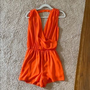 Orange Romper